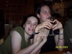 This is Sarah trying to act grown up and casual, and indifferent to the arm-clingy that's attached itself.