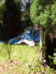 Aah yes, this little pile of rubbish was our 25 foot round pool.