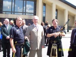 This is the way a true irishman would be sent off.  The uniforms are official NYPD Bagpiper Regalia.  How cool is that?