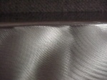 Close up detail of sanding.